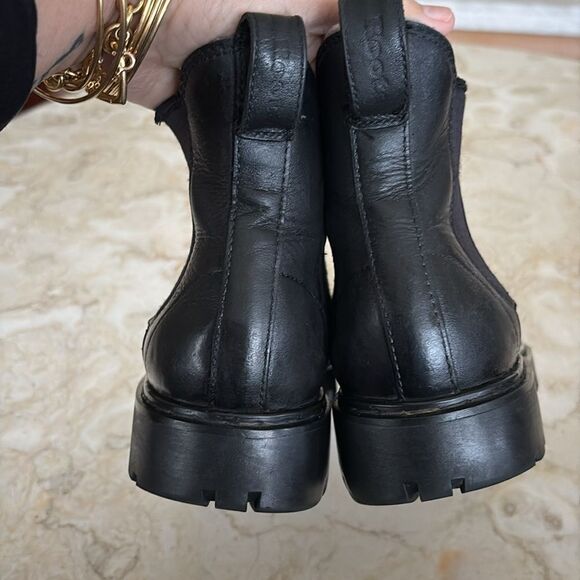 Roots Tobermory Leather Chelsea Boots Sherpa Lined - Picture 7 of 15